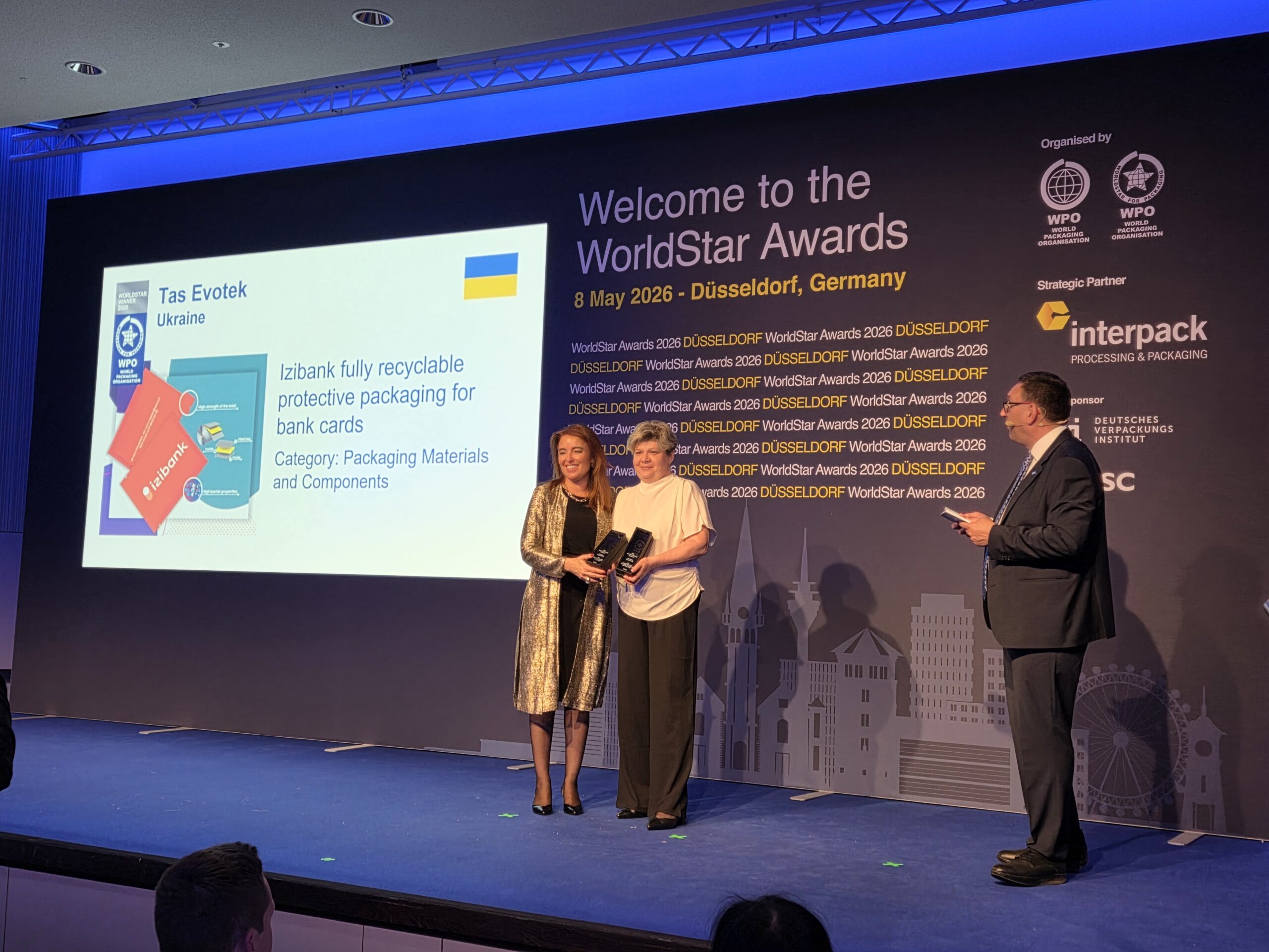 Odebranie nagrody WorldStar 2026 — laureat z Ukrainy